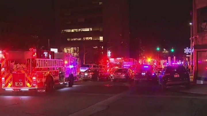 Hiện trường vụ xả súng.