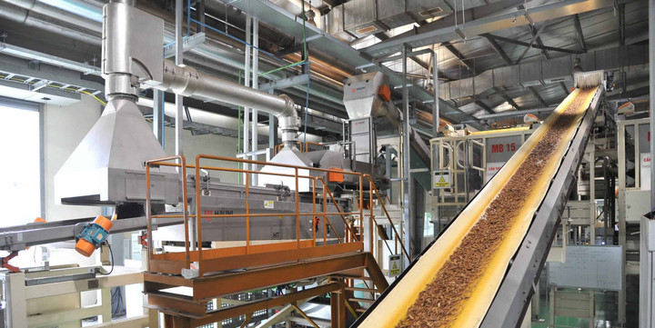 Dây chuyền sản xuất.