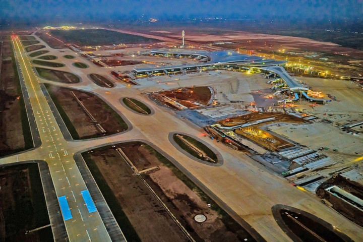 Міжнародний аеропорт Лонг Тхань готовий прийняти свої перші рейси. (Фото: Управління цивільної авіації).