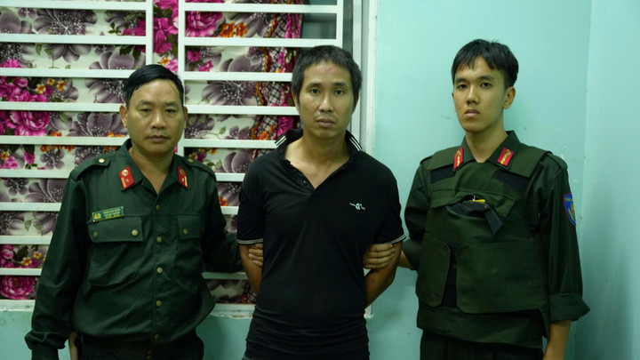 Lê Sỹ Tùng thời điểm mới bị bắt.