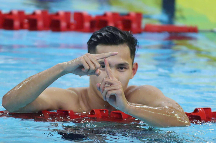 Phạm Thanh Bảo dành tặng chiến thắng cho bạn gái Võ Thị Mỹ Tiên.