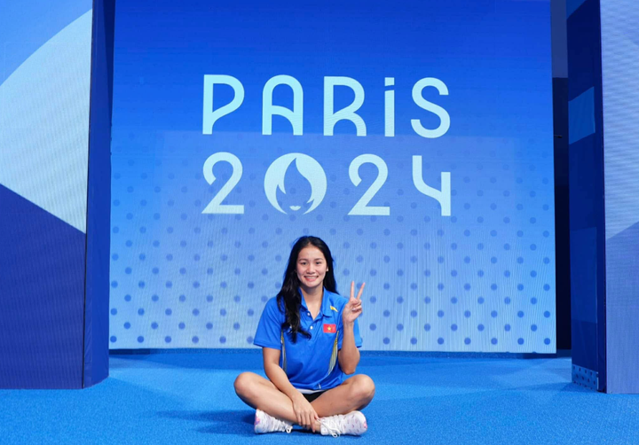 Võ Thị Mỹ Tiên tại Thế vận hội Paris 2024.