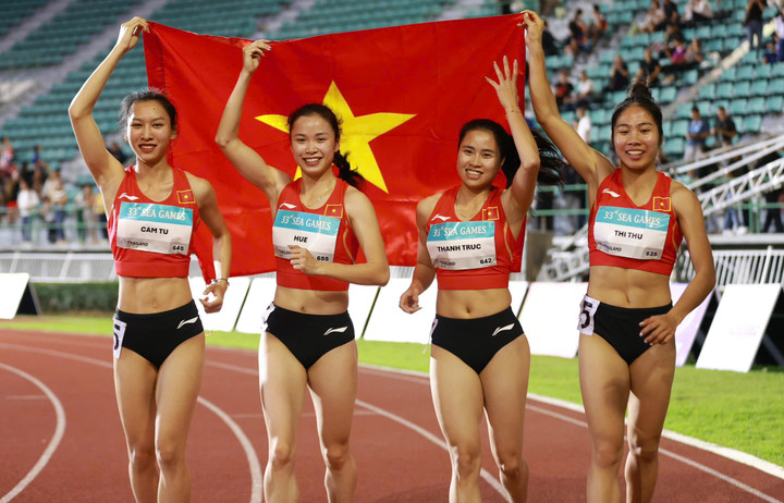 Đội tuyển điền kinh tiếp tục đóng vai trò chủ lực săn huy chương vàng cho đoàn Việt Nam.