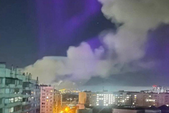 Cuộc tấn công bằng máy bay không người lái đã gây hư hại nhà máy nhiệt điện Luch ở tỉnh Belgorod của Nga (Ảnh: Telegram/ Exilenova+)