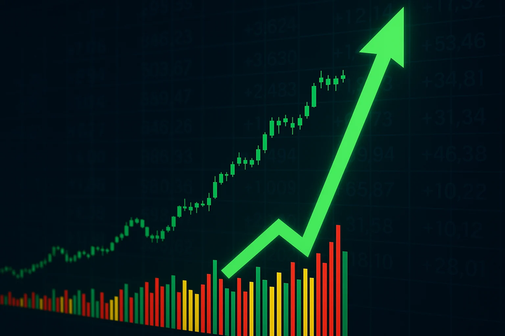 VN-Index lội dòng tăng 33 điểm. (Ảnh minh họa).
