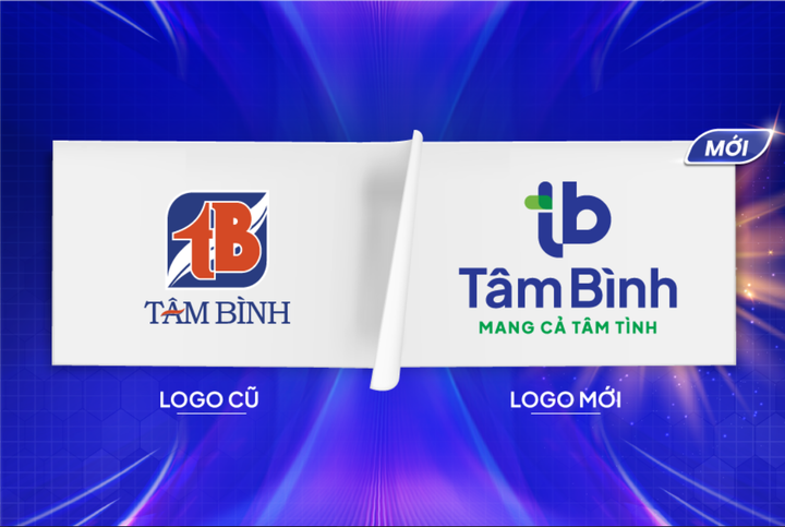 Logo mới được thiết kế theo phong cách trẻ trung và hiện đại.