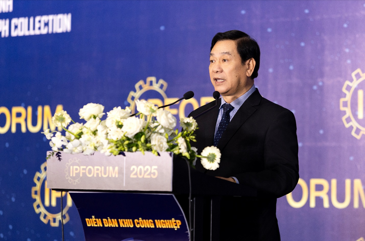 Ông Đào Xuân Đức - Chủ tịch Diễn đàn Khu công nghiệp năm 2025 - phát biểu khai mạc Diễn đàn.