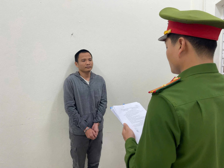 Nguyễn Văn Nghĩa bị khởi tố. (Ảnh: C.A)