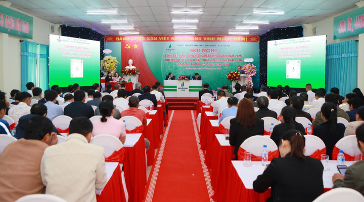 Toàn cảnh Hội nghị Tổng kết hoạt động sản xuất kinh doanh năm 2025 và Hội nghị Người lao động năm 2026 của PVSM.