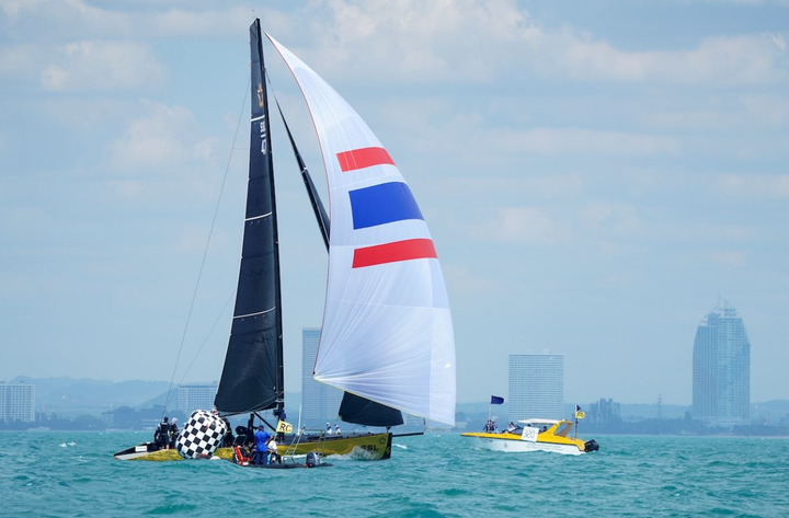 Đội Thái Lan dẫn đầu với số điểm phạt bỏ xa đội Malaysia và Myanmar. (Nguồn: Thairath)