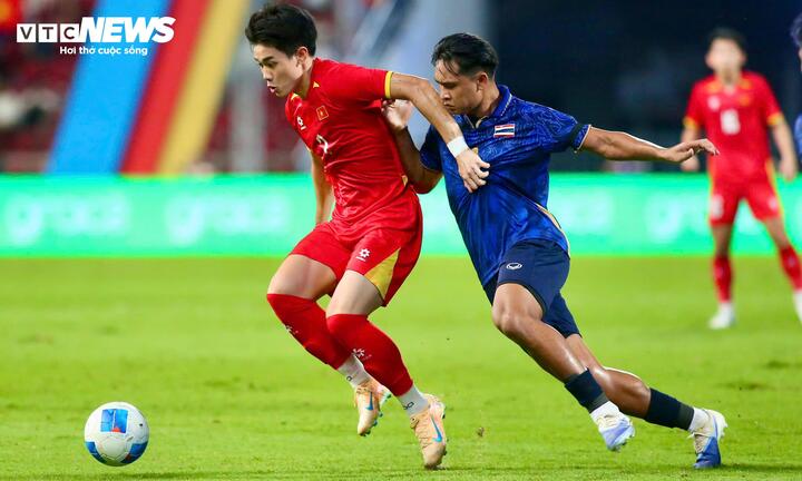 U22 Việt Nam gặp khó. (Ảnh: Thế Sơn)