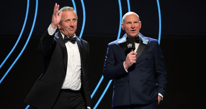 Tháng 11/2024, ông Greg Biffle được Hiệp hội Báo chí Thể thao Đua xe Quốc gia Mỹ trao Giải Myers Brothers. (Ảnh: NASCAR)