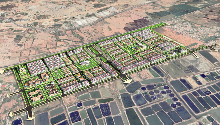 Phối cảnh dự án Khu tái định cư Vạn Thắng – giai đoạn 1