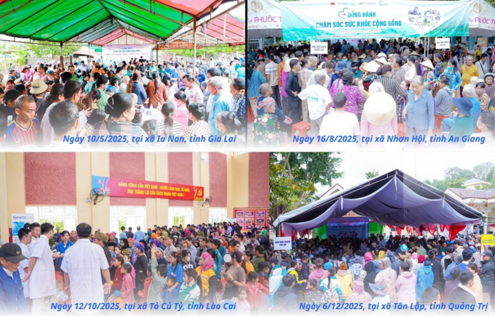 4 chương trình chăm sóc sức khỏe cộng đồng trọng điểm của DHG Pharma được thực hiện năm 2025.