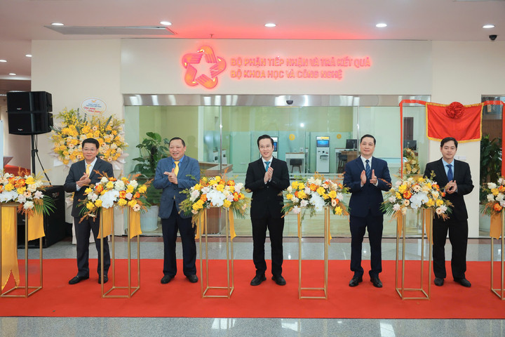 Bộ phận Một cửa tập trung của Bộ KH&CN tại 113 Trần Duy Hưng, Hà Nội. (Ảnh: Bộ KH&CN)