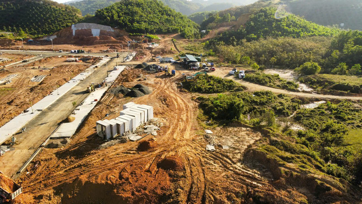 Một góc cao tốc Tân Phú - Bảo Lộc chuẩn bị khởi công.