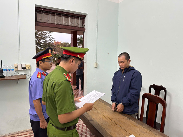 Võ Văn Tiến bị khởi tố. (Ảnh: C.A)