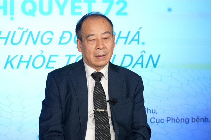 PGS.TS Trần Đắc Phu – nguyên Cục trưởng Cục Phòng bệnh, Bộ Y tế - tại toạ đàm.