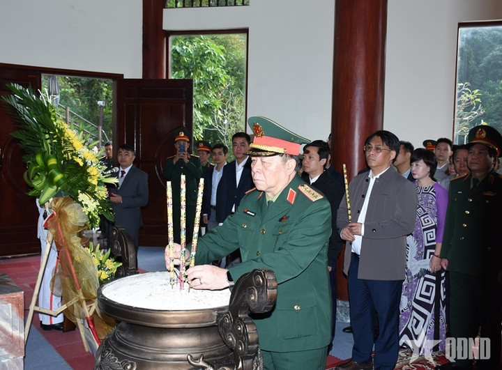 Đại tướng Nguyễn Trọng Nghĩa chủ trì các hoạt động về nguồn, tri ân tại Cao Bằng - 3
