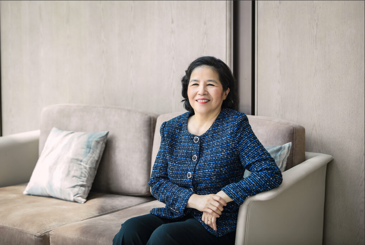 Bà Mai Kiều Liên – Thành viên Hội đồng quản trị kiêm Tổng giám đốc Vinamilk (Ảnh: Minh Anh).