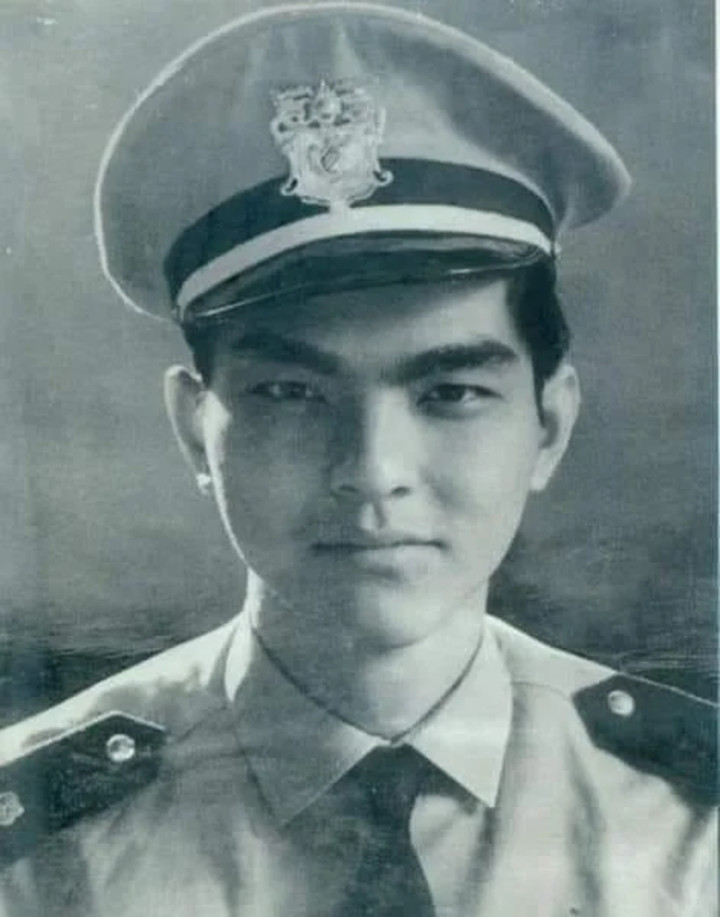 NSND Thế Anh trong vai Trung uý Phương phim "Nổi gió".