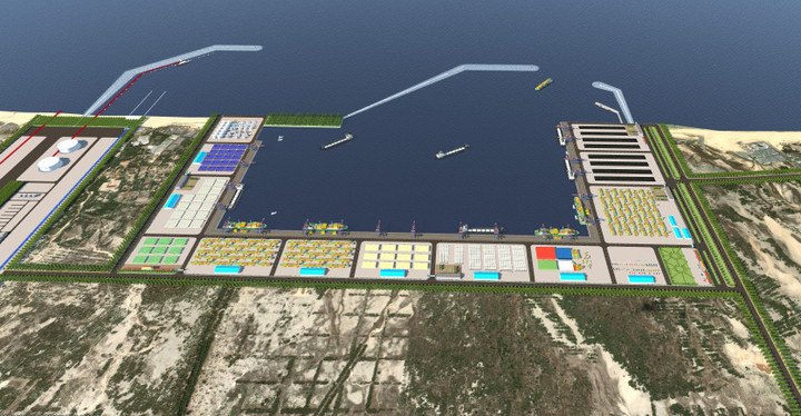 Phối cảnh dự án LNG Hải Lăng (Quảng Trị).