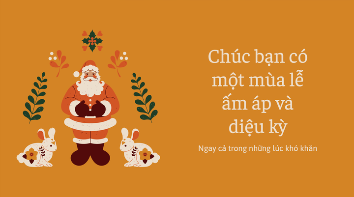 Lời chúc Giáng Sinh dành cho sếp, đồng nghiệp. (Ảnh: Canva)