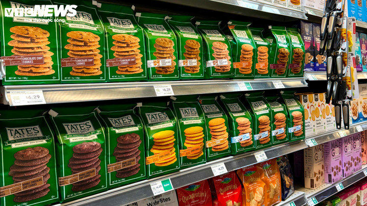 Các mặt hàng thực phẩm tại Mỹ (Ảnh: Diễm Châu)