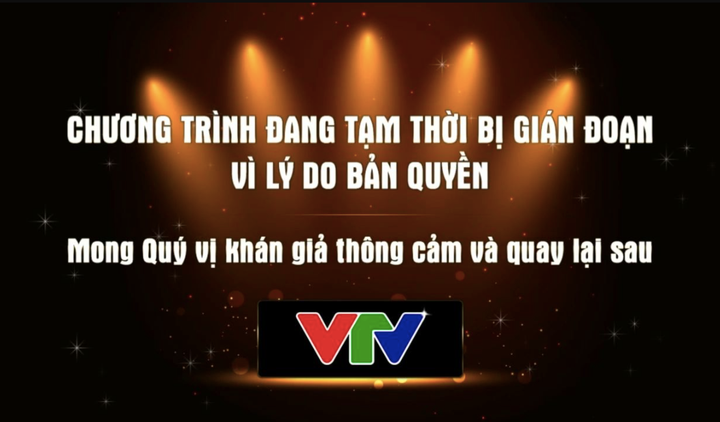 Một số khán giả phản hồi không xem được bộ phim, nhận được thông báo chương trình bị gián đoạn.