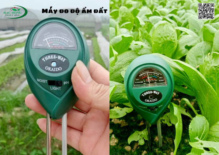 Đưa máy đo độ ẩm vào phục vụ sản xuất.