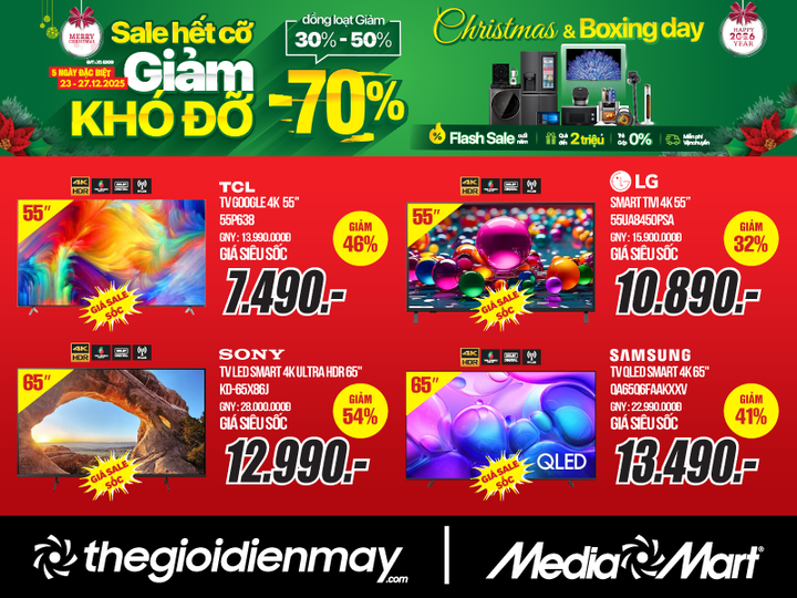 MediaMart khởi động chương trình khuyến mại dịp Christmas & Boxing Day 2025 - 2