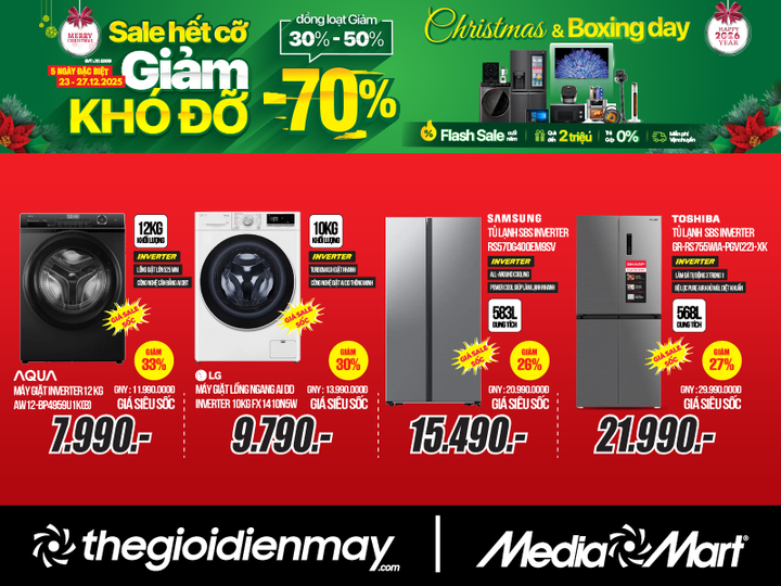 MediaMart khởi động chương trình khuyến mại dịp Christmas & Boxing Day 2025 - 3