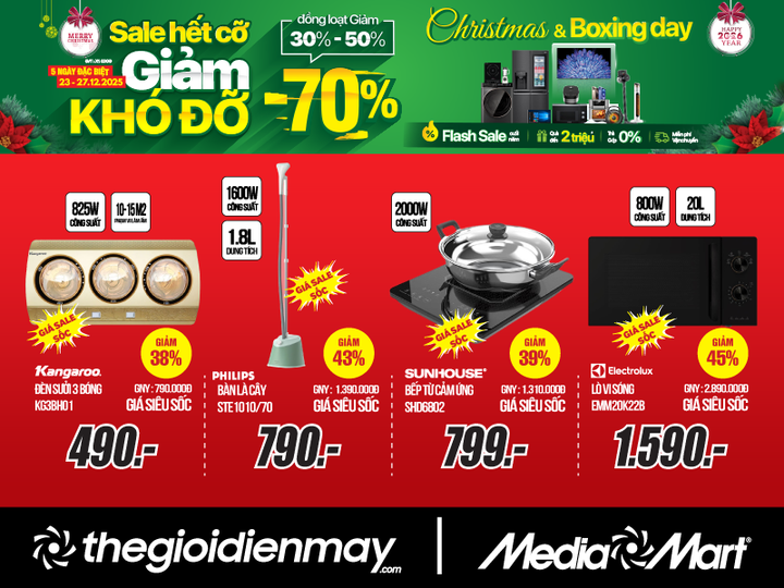 MediaMart khởi động chương trình khuyến mại dịp Christmas & Boxing Day 2025 - 4