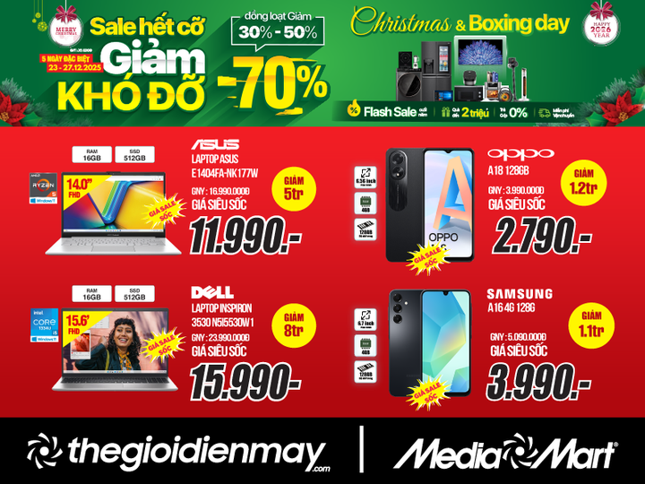 MediaMart khởi động chương trình khuyến mại dịp Christmas & Boxing Day 2025 - 5
