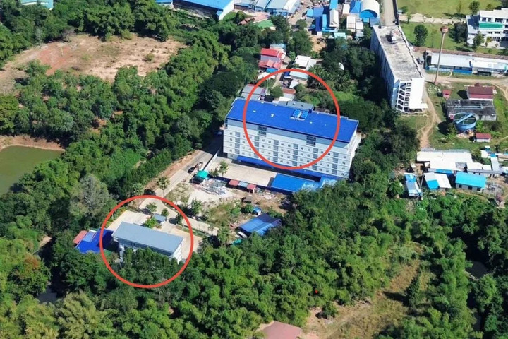 Chiều thứ Hai (22/12), quân đội Thái Lan nổ súng vào hai tòa nhà tại thị trấn Poipet, Campuchia, nằm đối diện tỉnh Sa Kaeo, Thái Lan.