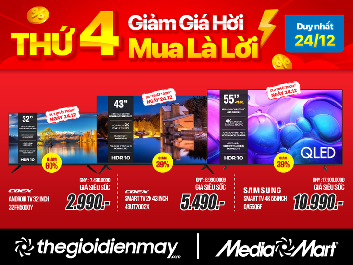 Thứ 4 – Giảm giá hời, Mua là lời – cơ hội săn sale điện máy chính hãng mỗi tuần - 2