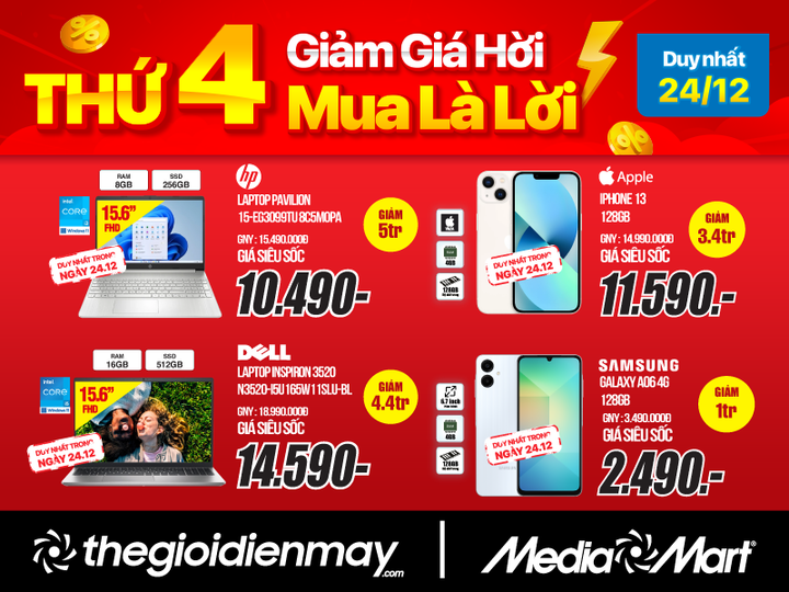 Thứ 4 – Giảm giá hời, Mua là lời – cơ hội săn sale điện máy chính hãng mỗi tuần - 5