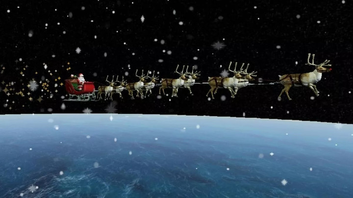 Hành trình của ông già Noel bắt đầu từ Bắc Cực, nơi ông sinh sống.