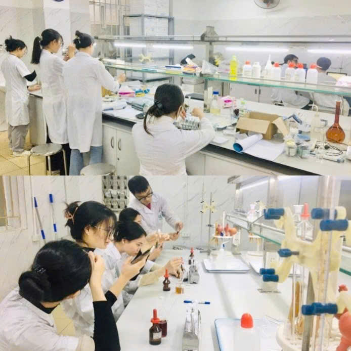 Phòng thí nghiệm cho sinh viên chuyên ngành Dược học.