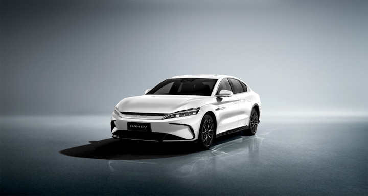 BYD HAN là dòng sedan điện hạng sang cỡ lớn nổi bật. (Ảnh: BYD)