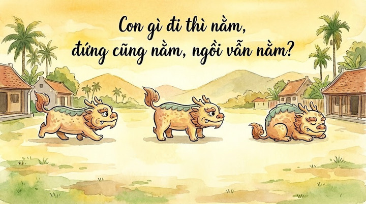 Con gì đi thì nằm, đứng cũng nằm, ngồi vẫn nằm? (Ảnh minh họa)