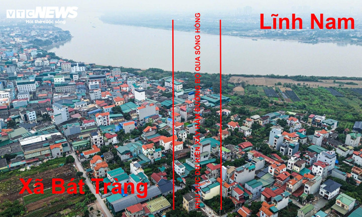 Mục sở thị vị trí Hà Nội dự kiến xây hầm đường bộ hơn 24.600 tỷ qua sông Hồng - 1