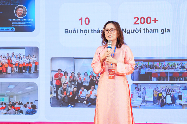 Bà Văn Thị Hồng Hạnh, Giám đốc Nhân sự Home Credit, chia sẻ tại diễn đàn.