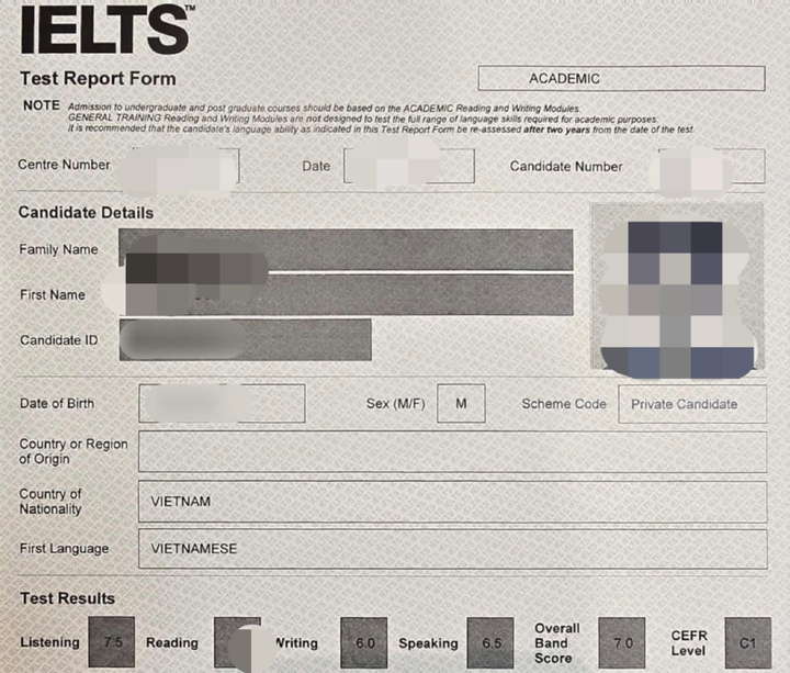 63.216 bài thi IELTS của 62.794 thí sinh bị sai điểm từ tháng 8/2023 đến tháng 9/2025. (Ảnh minh hoạ)
