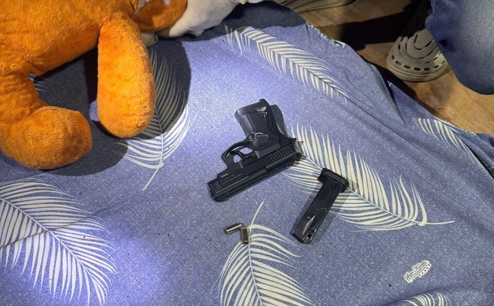 Khẩu súng được thu giữa trong chuyên án.