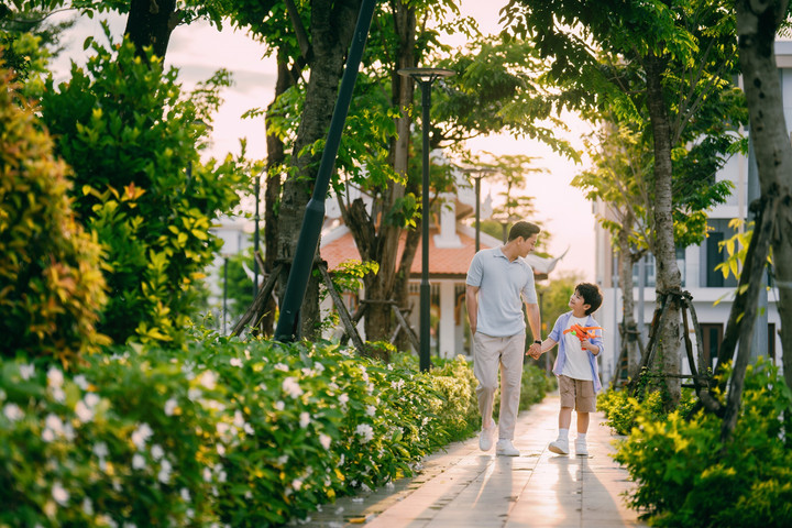 Không gian dự án ưu tiên cho cảnh quan và hệ sinh thái xanh.