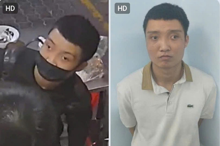 Hình ảnh đối tượng qua phân tích của camera AI giúp công an rút ngắn thời gian điều tra và nhanh chóng bắt giữ. (Ảnh C.A)