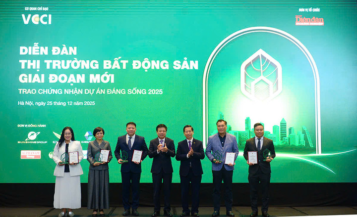 Dự án Sun Urban City hai năm liên tiếp ghi danh “Dự án Đáng sống”. (Ảnh: BTC)