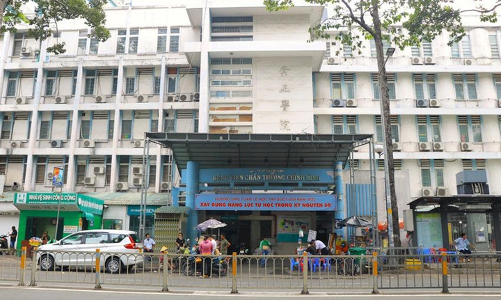 Bệnh viện chấn thương chỉnh hình TP.HCM đang xuống cấp trầm trọng.