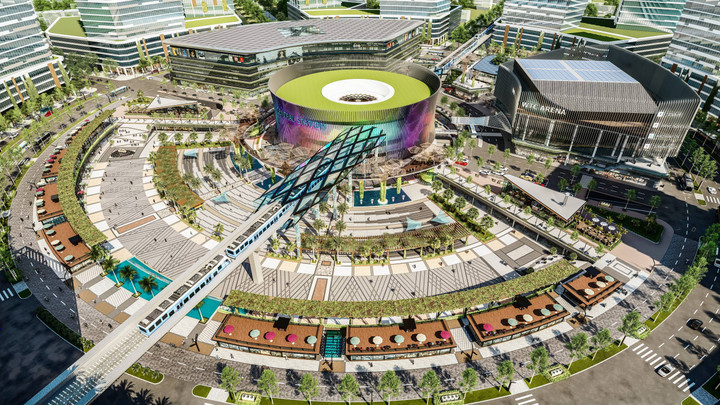 Nhà ga S1 của tuyến Metro số 1 thành phố mới Bình Dương-Suối Tiên.